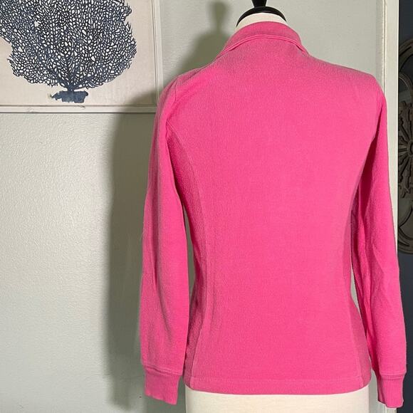 Izod Women's Pink Quarter-Zip Pullover - Picture 4 of 4